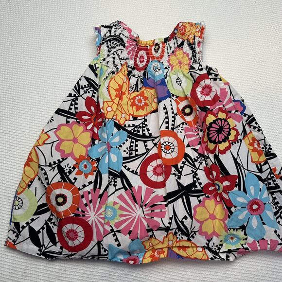 Hanna Andersson Smocked Colorful Dress - Picture 2 of 4